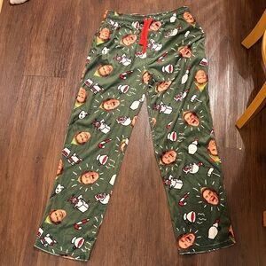Buddy The Elf Movie Men's Size Small Sleep Pajama Pants Green Christmas‎